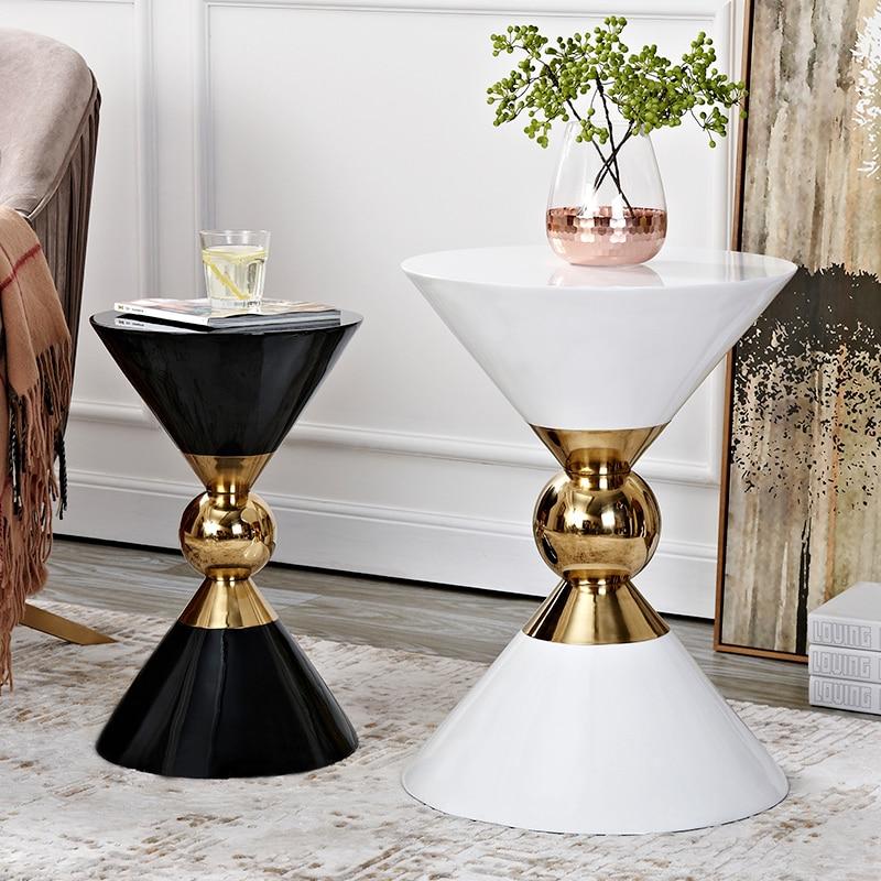 Renzo - Round Hourglass End Table