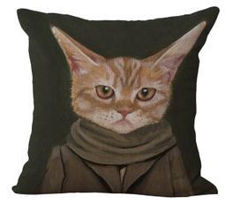 Cat Lady Cushion Cover