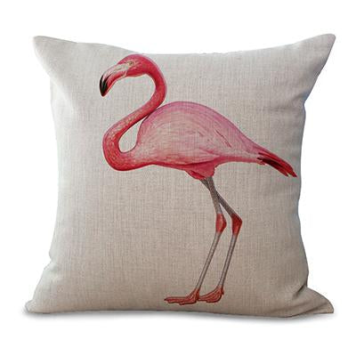 Pink Flamingo Cushion Cover