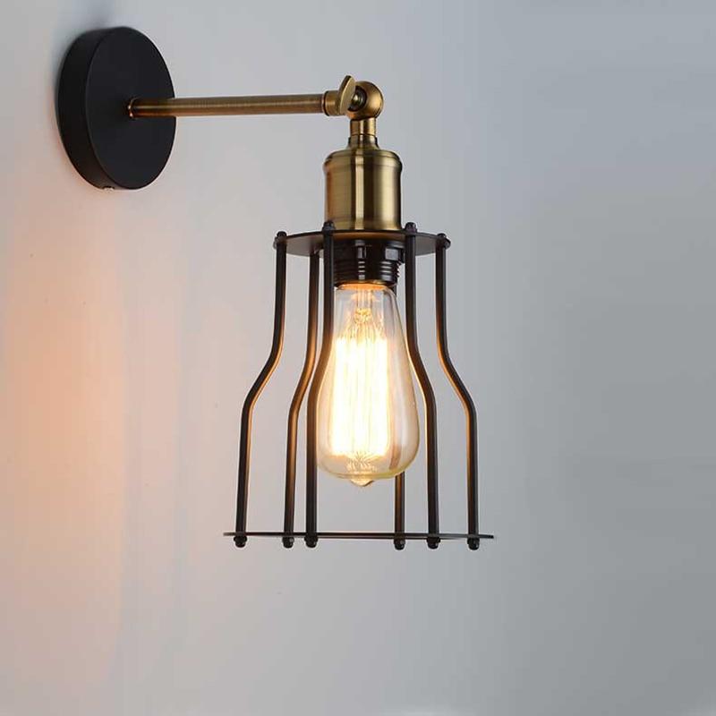 Deco26 Industrial Style Vintage Wall Lamp