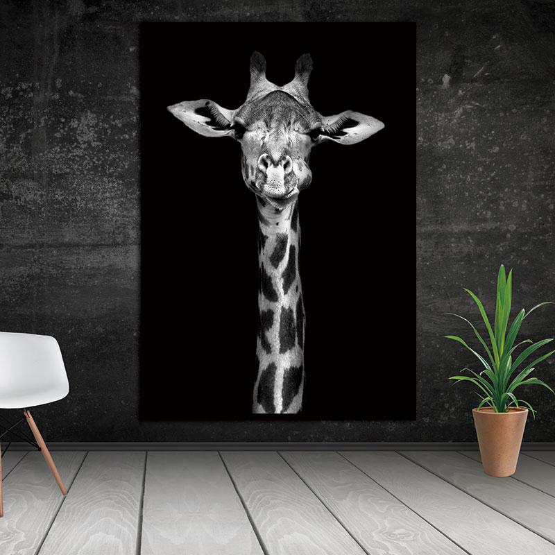 Unframed HD Black and White Wall Decor Animal Wall Art