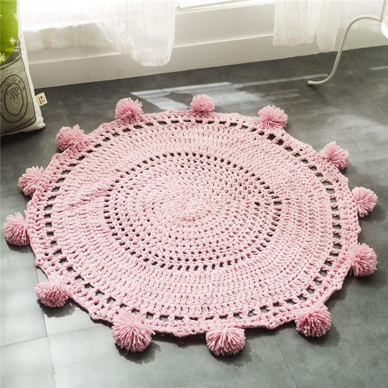 Decker - Handwoven Crochet Round Rug