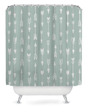 Nordic Style Shower Curtain Bathroom Decor