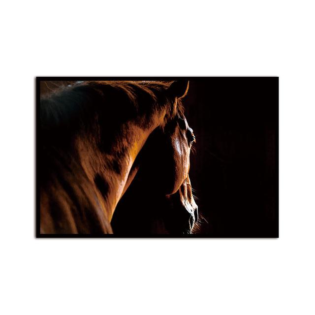 Wall Decor Beauty of Horse-Brown Multiple Sizes