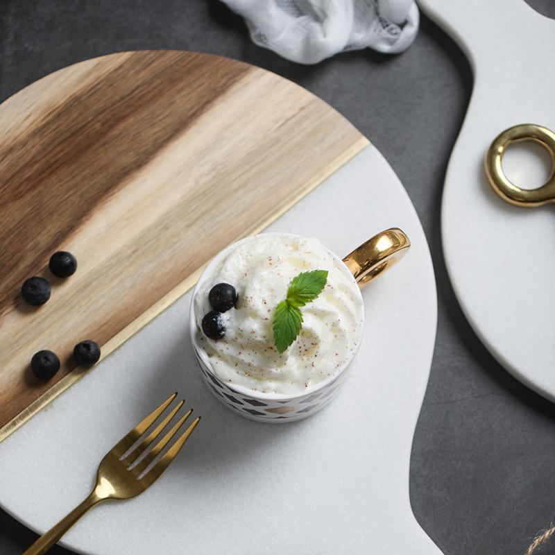 Marble Wooden Plate