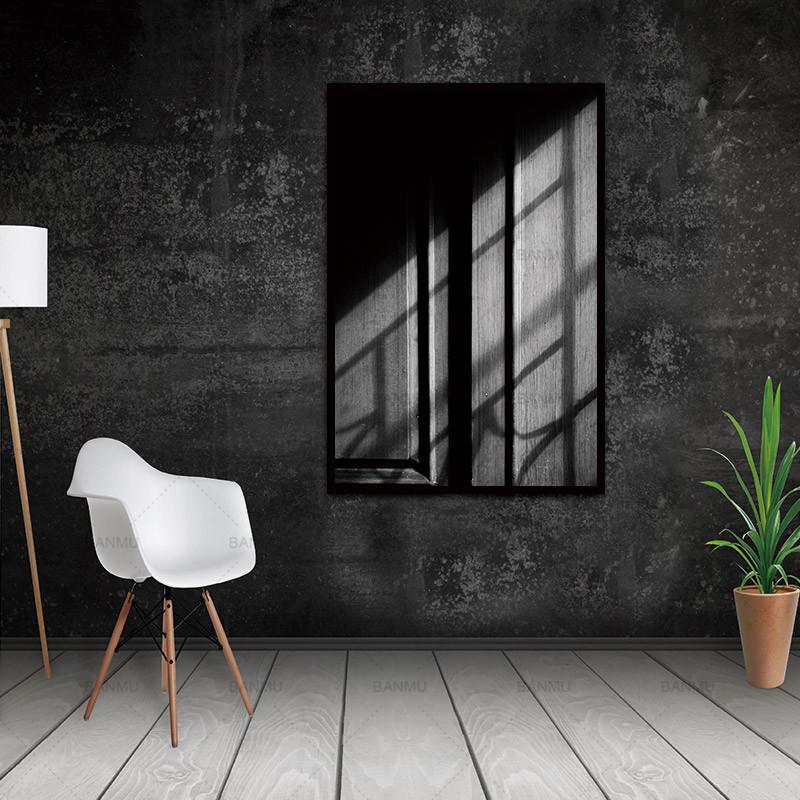 HD Black and White Canvas Print Wall Decor Light and Shade