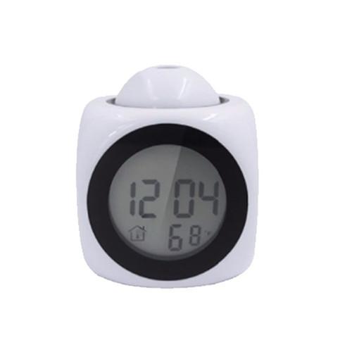 LCD Projection LED Display Time Digital Alarm Clock Thermometer