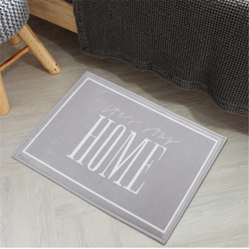 Let's Stay Home Welcome Mat