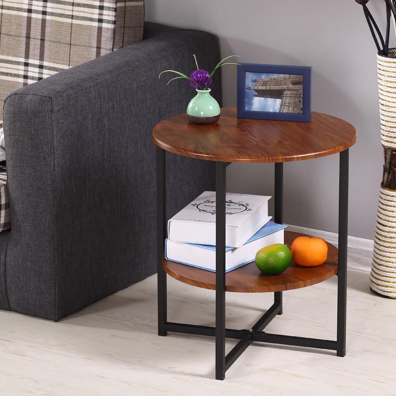 Lyle - Modern Nordic Two-Layer Round Coffee Table