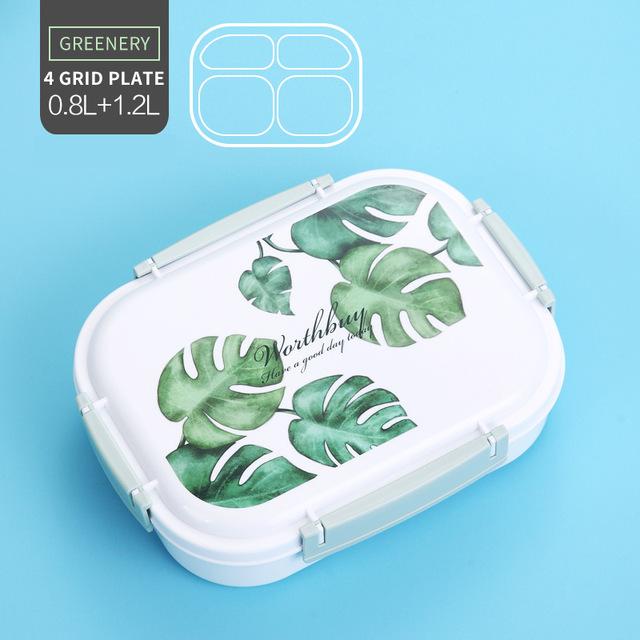 Stainless Steel Multi-Compartment Leak Proof Lunch Box