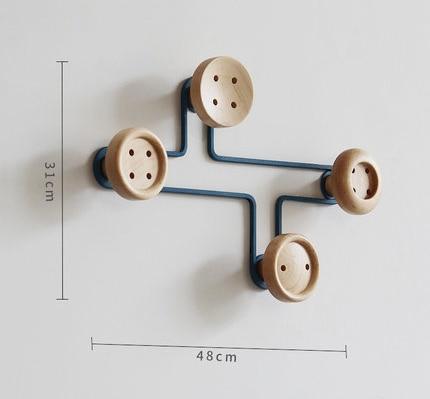 Aro - Modern Nordic Button Coat Rack