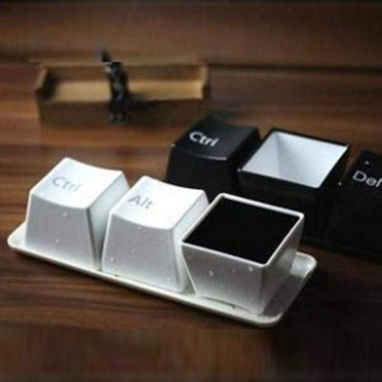 Keyboard  ( Ctrl Del Alt ) 3 piece Mugs