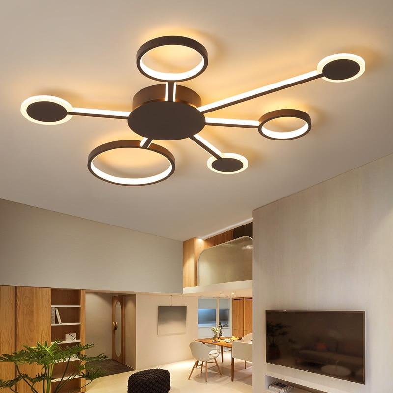 Euro Circular 19 1/2" to 32 1/2" Wide Ceiling LED Light with 4-7 Arms