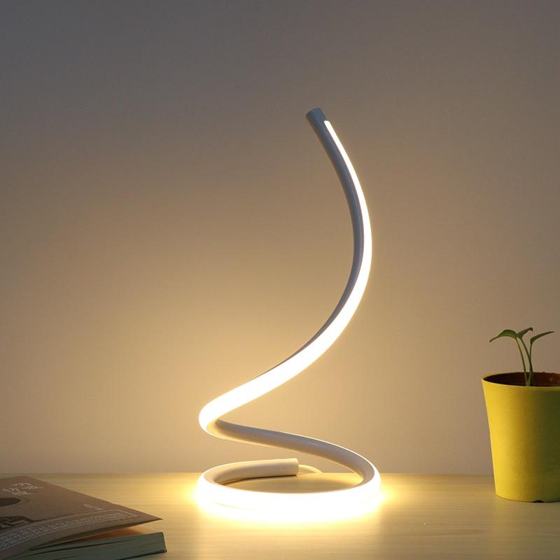 Deco26 Sansa - Dimmable Spiral Desk Lamp