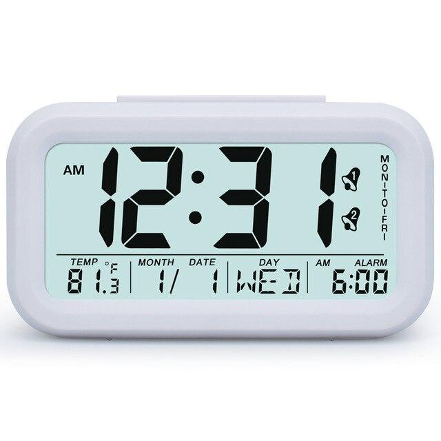 Digital Alarm Clock Student Clock Large LCD Display
