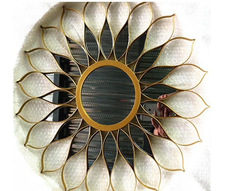 Amarilla - Iron Frame Sunflower Mirror