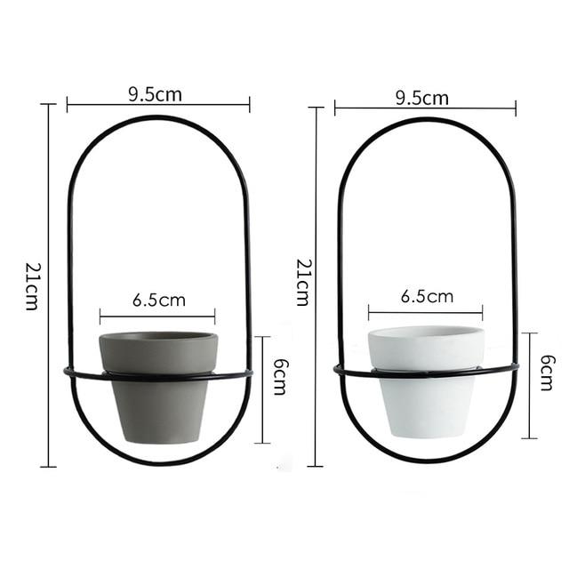 Esma - Rounded Wall Planter