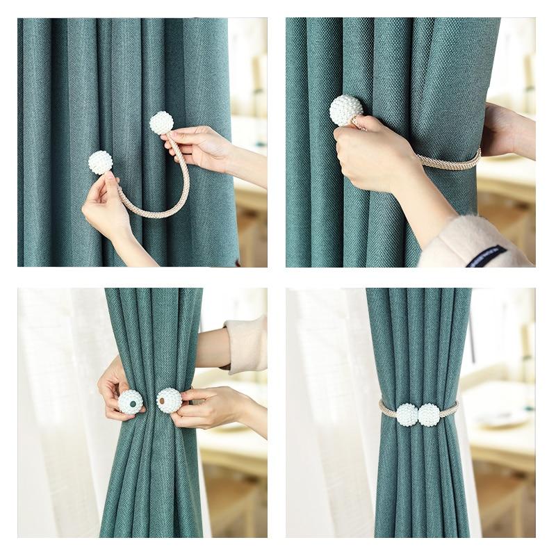 Safiya - Pearl Magnetic Curtain Holders