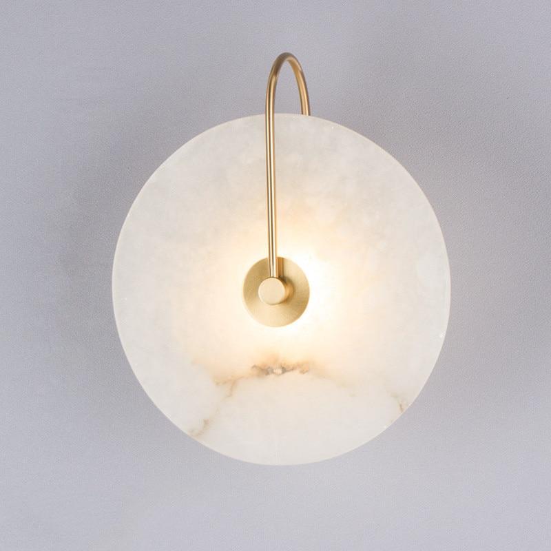 Deco26 Lalula - Marble Circular Wall Lamp