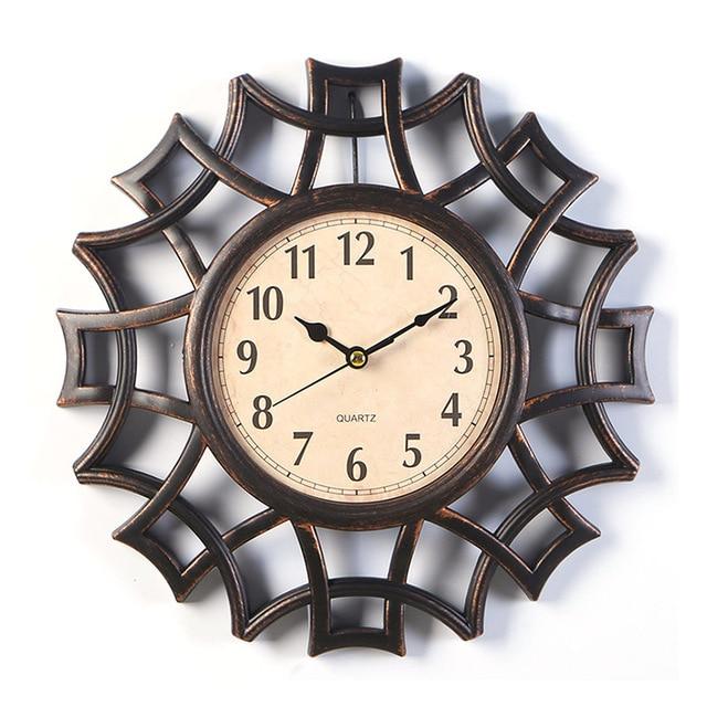 Abstract Wall Clock Nordic Vintage Numeral Geometric Wall Clock