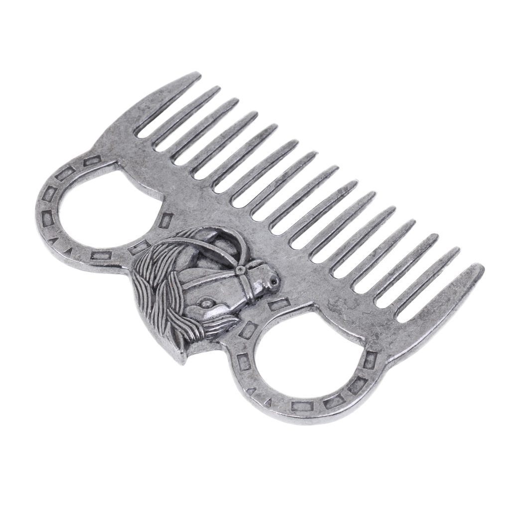 Professional Stainless Steel Polished Horse Grooming Comb