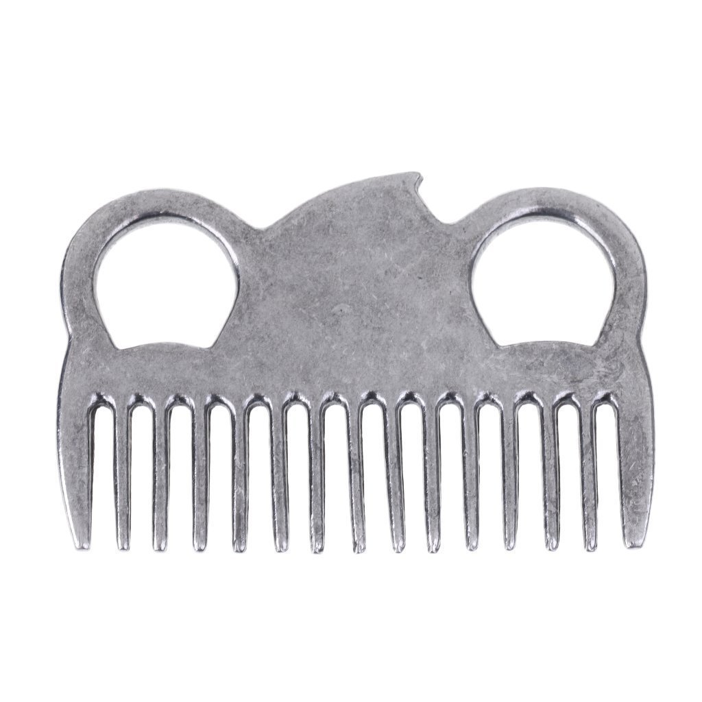 Professional Stainless Steel Polished Horse Grooming Comb