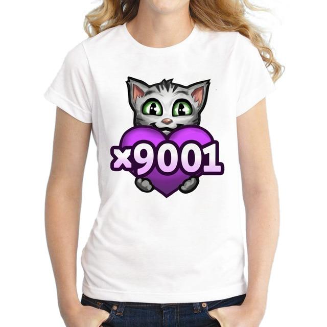 Purrfectly Hype Cat Printed T-Shirt
