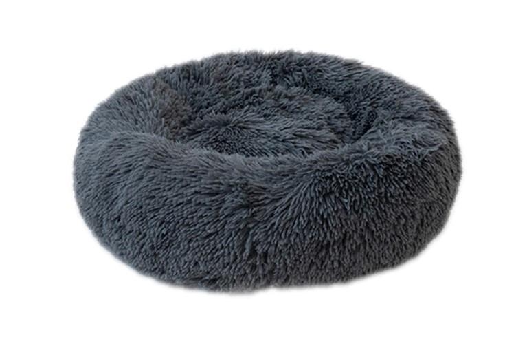 Round Fluffy Pet Calming Bed ﻿