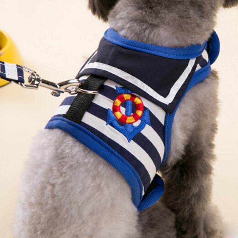 Sailor Inspired Pet Harness Vest