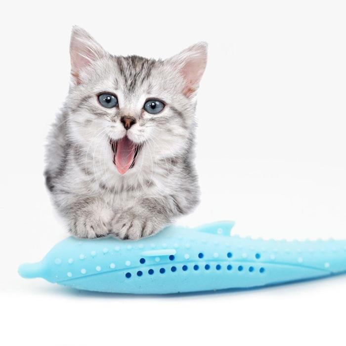 Interactive Cat Toothbrush