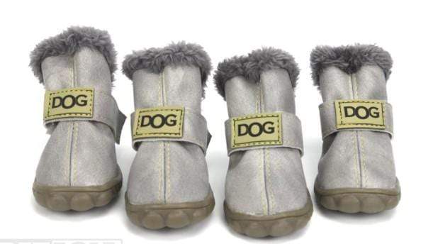 Paw Protector Warm Dog Booties Winter Waterproof Antislip Dog Boots