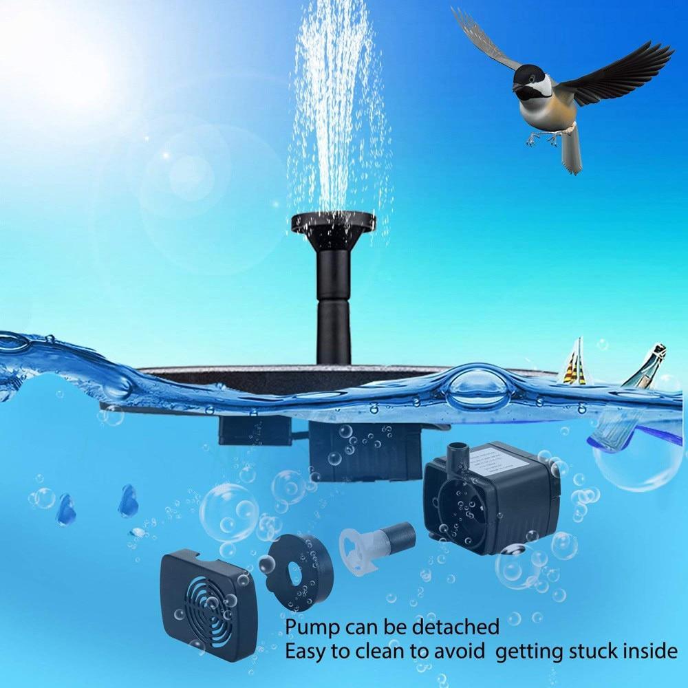 Solar Fountain Pump With Battery Backup