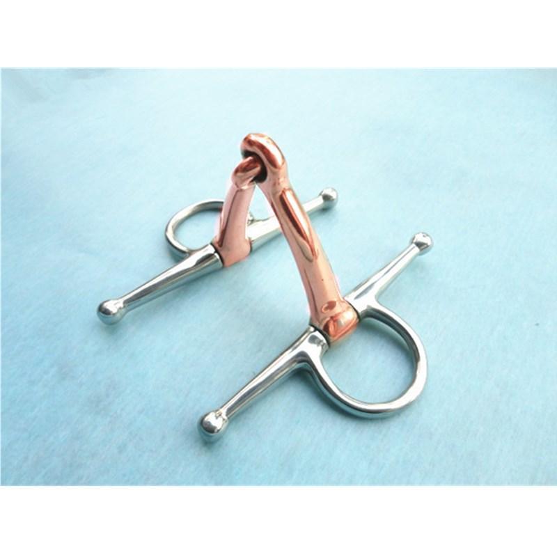 Stainless Steel Full Cheek Snaffle with Copper Mouth Horse Bit Mouthpiece