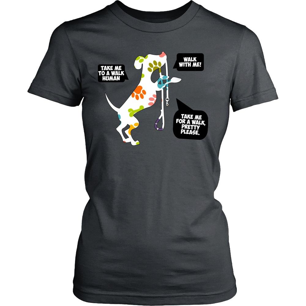 Take Your Dog a Walk Design Shirt