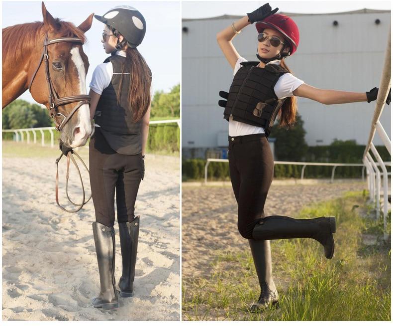 Unisex Shoe Lace Design Horse Riding Boots - European Sizes