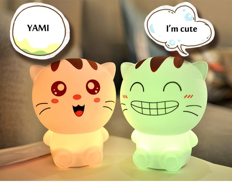 USB Rechargeable Cat Night Light