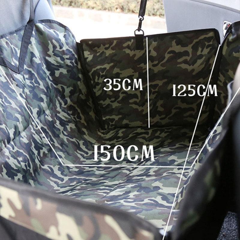Waterproof Oxford Pet Car Seat Covers Camouflage Design